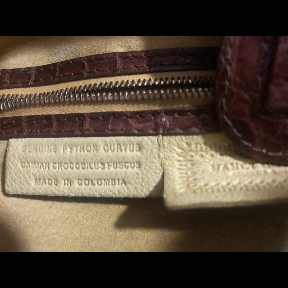 Nancy Gonzalez Python/Crocodile Bag - image 3